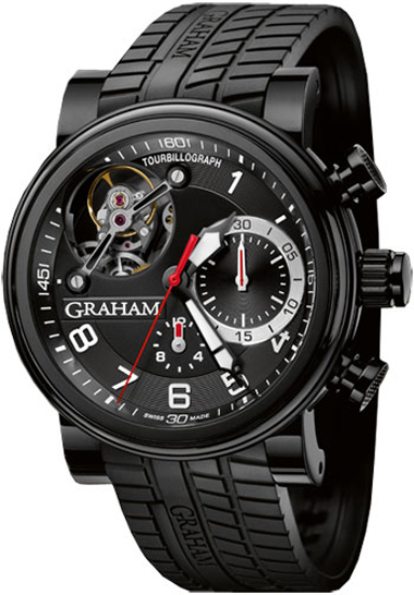 Graham Tourbillograph Trackmaster Mens watch 2TWTB.B03A - Click Image to Close